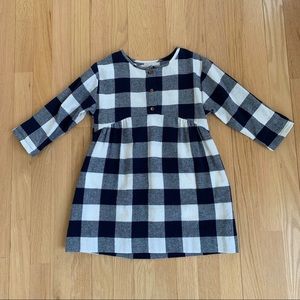 zara girl’s plaid dress